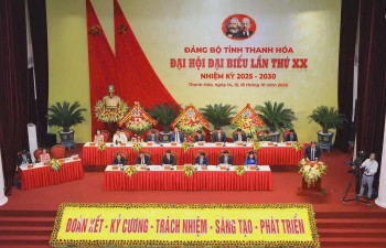 Đại hội đại biểu Đảng bộ tỉnh Thanh Hóa lần thứ XX, nhiệm kỳ 2025-2030 thành công tốt đẹp