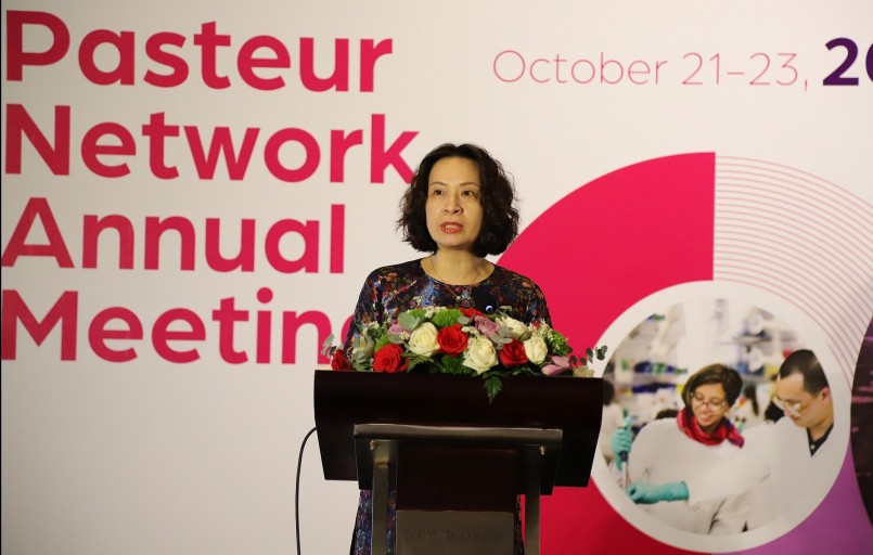 Thứ trưởng Bộ Y tế Nguyễn Thị Liên Hương phát biểu tại hội nghị. Ảnh: Phạm Thương.