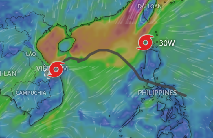 Bão số 12 đã tan, miền Trung đón mưa cực lớn, Biển Đông lại có áp thấp mới
