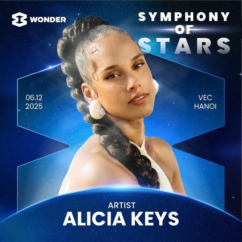 Ngôi sao chính của đại nhạc hội là Alicia Keys. Ngôi sao chính của đại nhạc hội là Alicia Keys.
