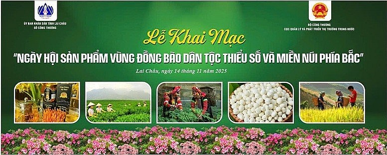 Ngày hội sản phẩm vùng đồng bào dân tộc thiểu số và miền núi phía bắc năm 2025 sẽ diễn ra tại Trung tâm thương mại tỉnh Lai Châu Ngày hội sản phẩm vùng đồng bào dân tộc thiểu số và miền núi phía bắc năm 2025 sẽ diễn ra tại Trung tâm thương mại tỉnh Lai Châu