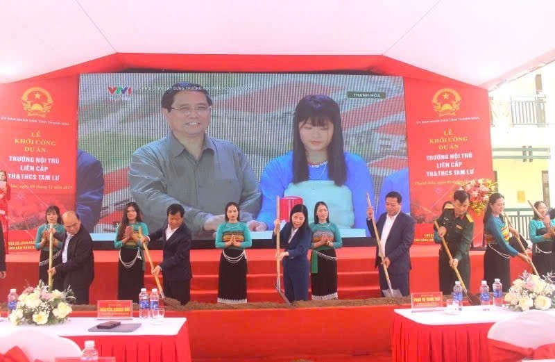 Khởi công đồng loạt 72 trường phổ thông nội trú tại các xã biên giới – Kiến tạo tương lai biên giới đất liền