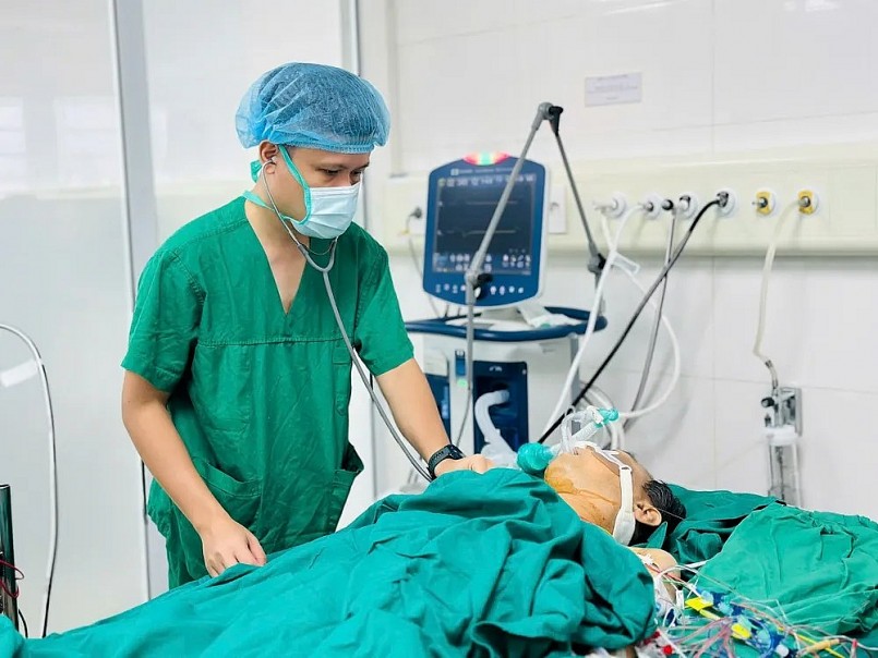 Sau ghép, bệnh nhân hồi phục tốt, sức khoẻ tiến triển ổn định. Ảnh: BVCC Sau ghép, bệnh nhân hồi phục tốt, sức khoẻ tiến triển ổn định. Ảnh: BVCC