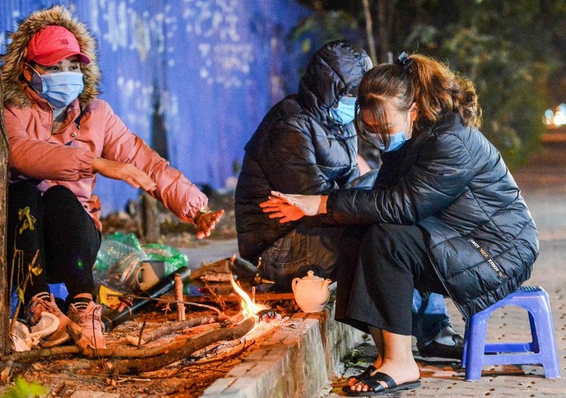 Vùng núi cao: Có nơi dưới 8°C. Vùng núi cao: Có nơi dưới 8°C.