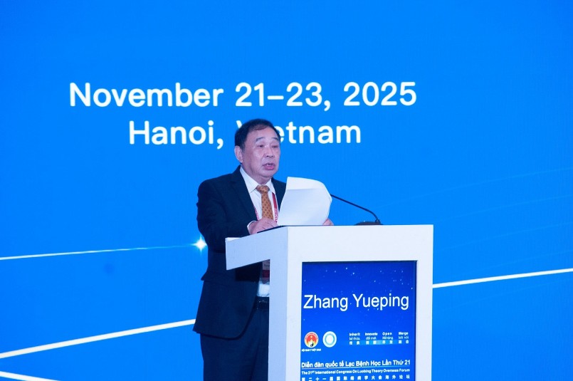 Ông Trương Việt Bình - Chủ tịch Hội Nam y Việt Nam phát biểu tại buổi khai mạc Diễn đàn quốc tế Lạc bệnh học lần thứ 21 tổ chức tại Việt Nam. Ảnh PT Ông Trương Việt Bình - Chủ tịch Hội Nam y Việt Nam phát biểu tại buổi khai mạc Diễn đàn quốc tế Lạc bệnh học lần thứ 21 tổ chức tại Việt Nam. Ảnh PT