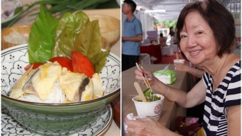 Bún cá lăng kết hợp đọt mây rau nhíp: Món ăn độc lạ khiến thực khách mê mẩn