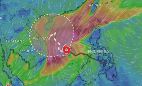 Cường độ bão đã đạt mức cực đại với sức gió mạnh nhất vùng gần tâm bão mạnh cấp 12 (118-133km/h), giật cấp 15. Cường độ bão đã đạt mức cực đại với sức gió mạnh nhất vùng gần tâm bão mạnh cấp 12 (118-133km/h), giật cấp 15.