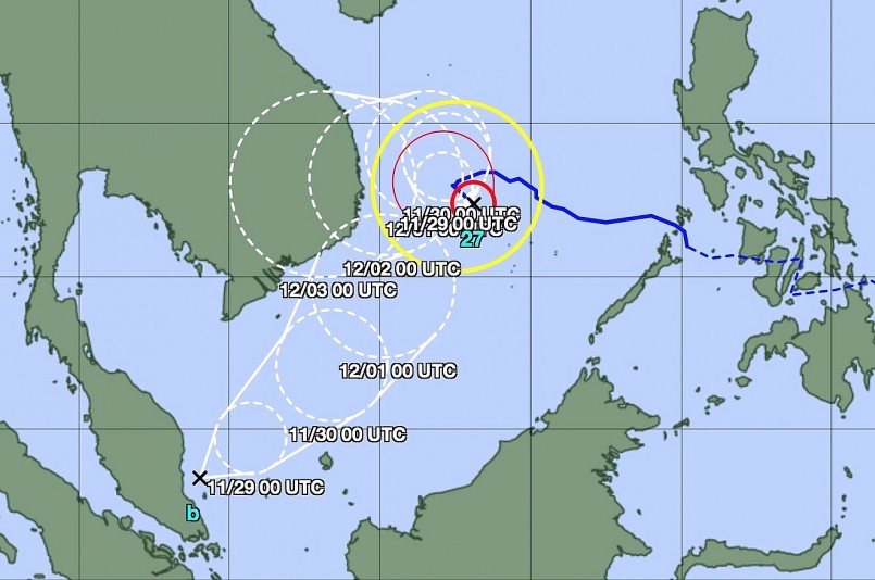 Xuất hiện áp thấp nhiệt đới mới có thể vào Biển Đông trong vài ngày tới NGUỒN: JMA Xuất hiện áp thấp nhiệt đới mới có thể vào Biển Đông trong vài ngày tới NGUỒN: JMA
