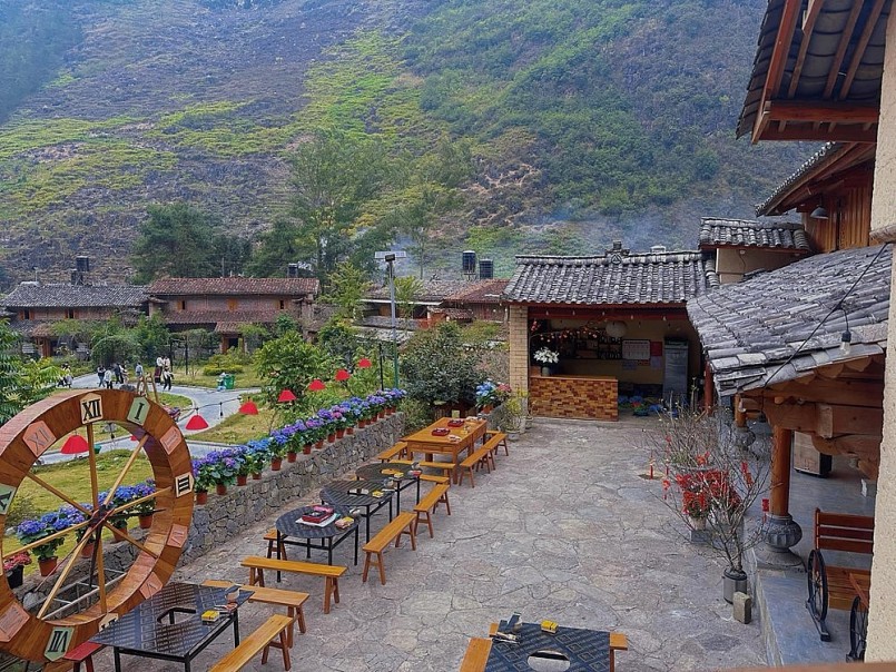 Một góc homestay trong ngôi làng Một góc homestay trong ngôi làng