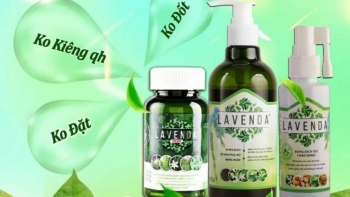 Cảnh báo: TPBVSK Lavenda Plus quảng cáo gây hiểu lầm như thuốc chữa bệnh