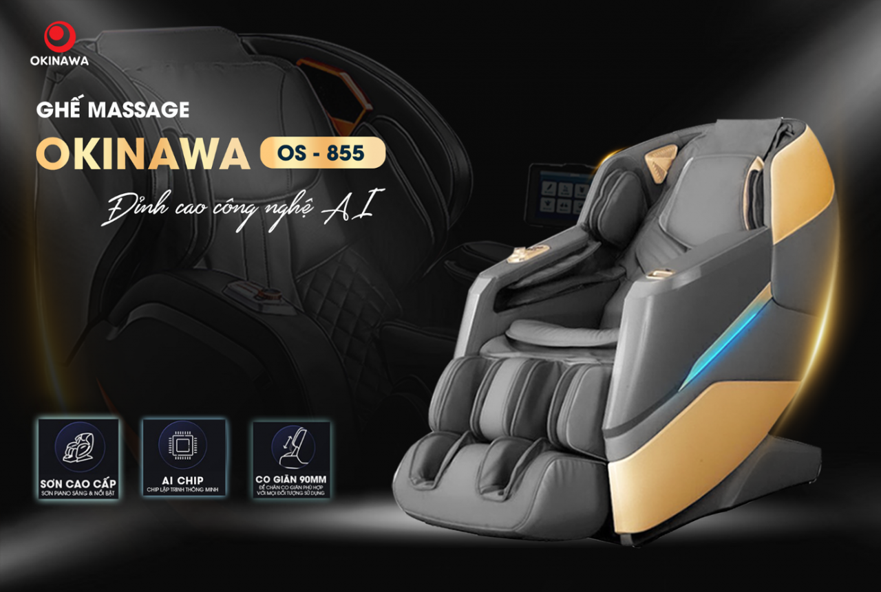 Ghế massage Okinawa - điểm sáng uy tín và chất lượng