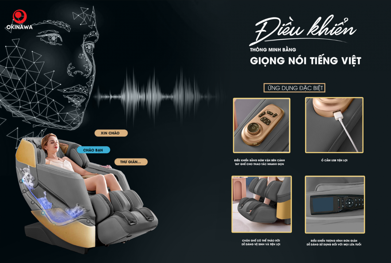 Ghế massage Okinawa - điểm sáng uy tín và chất lượng
