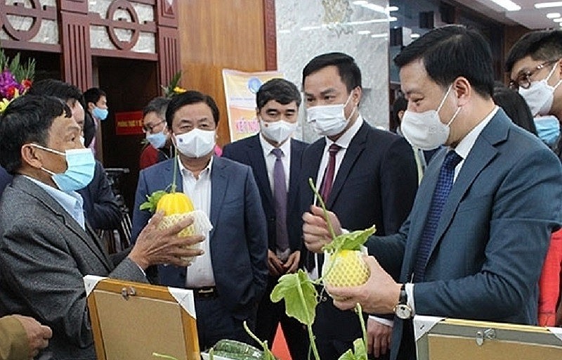 Đại biểu tham quan các gian hàng OCOP của tỉnh Hải Dương Đại biểu tham quan các gian hàng OCOP của tỉnh Hải Dương