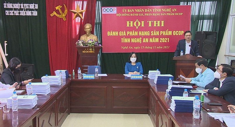 Khai mạc Hội thi đánh giá, phân hạng sản phẩm OCOP tỉnh Nghệ An năm 2021 Khai mạc Hội thi đánh giá, phân hạng sản phẩm OCOP tỉnh Nghệ An năm 2021