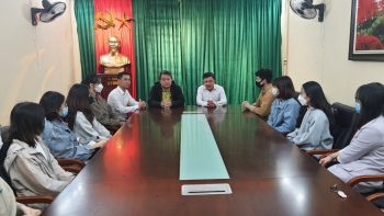 Tạp chí Thương hiệu & Sản phẩm gặp mặt sinh viên kiến tập Học viện Phụ nữ Việt Nam