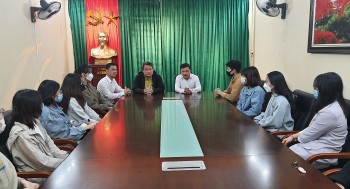 Tạp chí Thương hiệu & Sản phẩm gặp mặt sinh viên kiến tập Học viện Phụ nữ Việt Nam