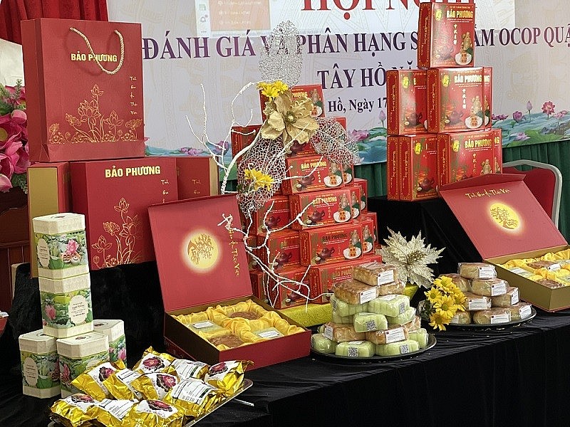 Các sản phẩm được đánh giá đạt tiêu chuẩn OCOP 4 sao của quận Tây Hồ Các sản phẩm được đánh giá đạt tiêu chuẩn OCOP 4 sao của quận Tây Hồ