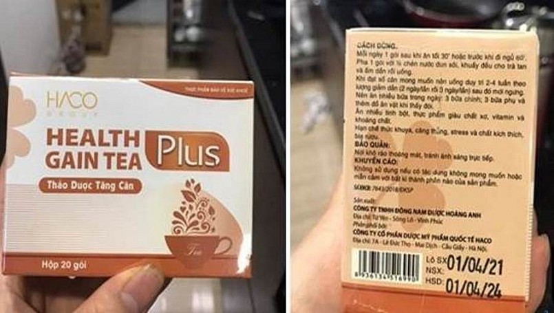 Sản phẩm thực phẩm bảo vệ sức khoẻ Health Gain Tea Plus
