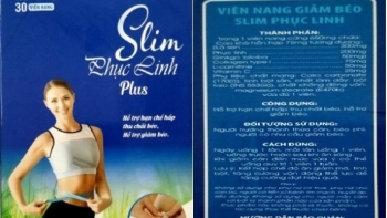 CẢNH BÁO: Sản phẩm TPBVSK Slim Phục Linh Plus có chứa chất cấm Sibutramine