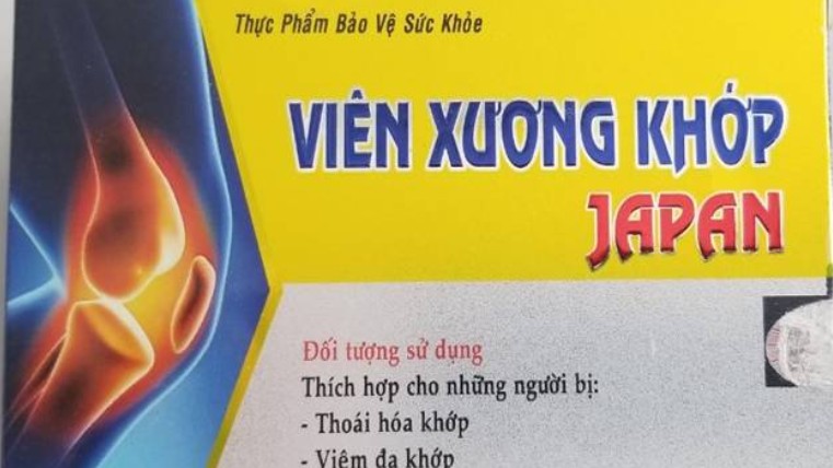 CẢNH BÁO: Viên xương khớp JAPAN có chứa chất cấm Diclofenac