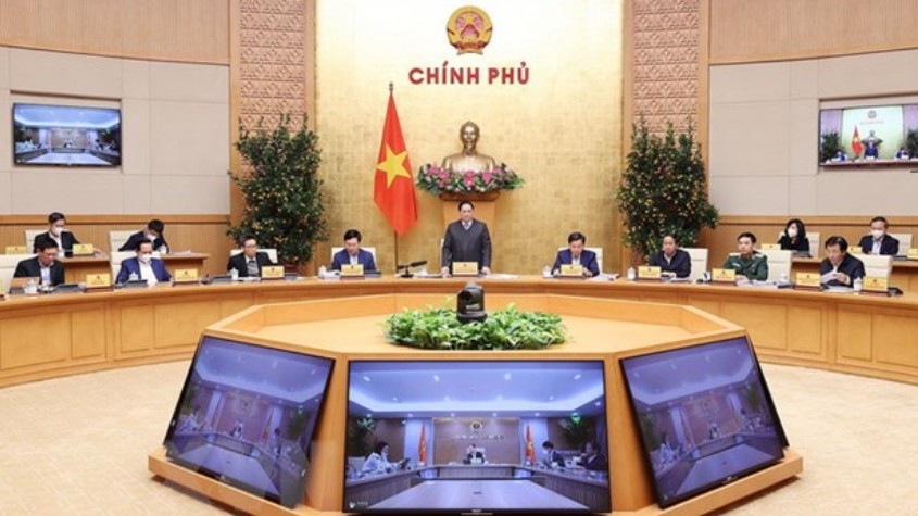 Năm 2022, Chính phủ chú trọng hoàn thiện thể chế, nhất là các vấn đề thực tiễn mới phát sinh cần điều chỉnh
