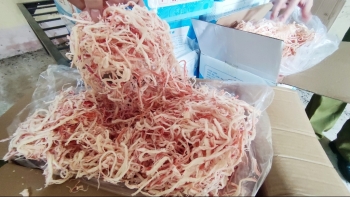 Lào Cai: Chặn đứng 350 kg Mực khô ăn liền nhập lậu