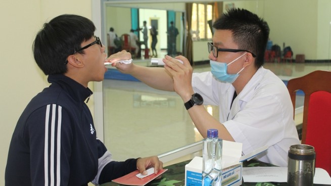 8 chỉ tiêu khám sức khỏe thực hiện nghĩa vụ quân sự