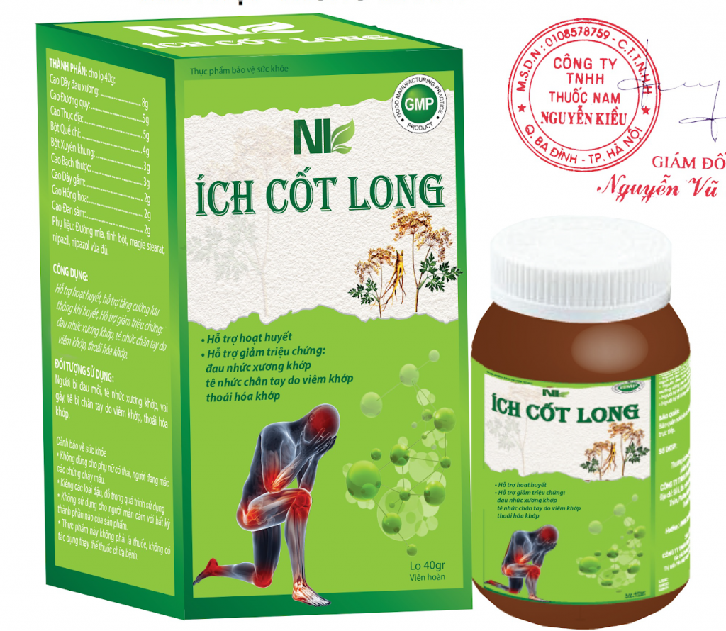 Cảnh báo thông tin quảng cáo TPBVSK Ích Cốt Long trên một số website