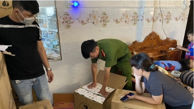 Bình Phước: Thu giữ hơn 10 nghìn sản phẩm mỹ phẩm và TPCN không rõ nguồn gốc, xuất xứ