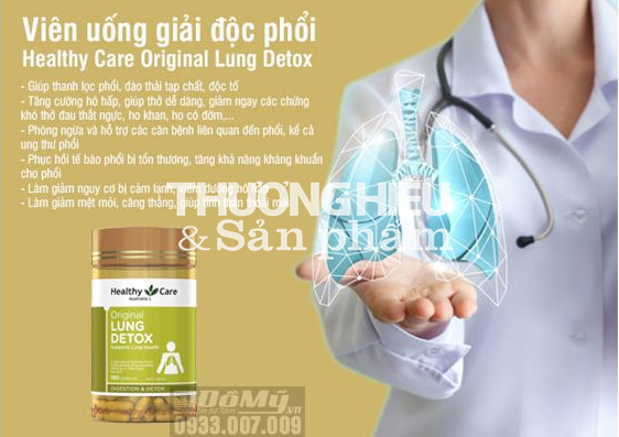 Cẩn trọng khi mua sản phẩm Healthy Care Original Lung Detox