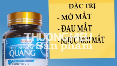 Cảnh báo: Sản phẩm Phục nhãn quang quảng cáo gây hiểu lầm như thuốc chữa bệnh