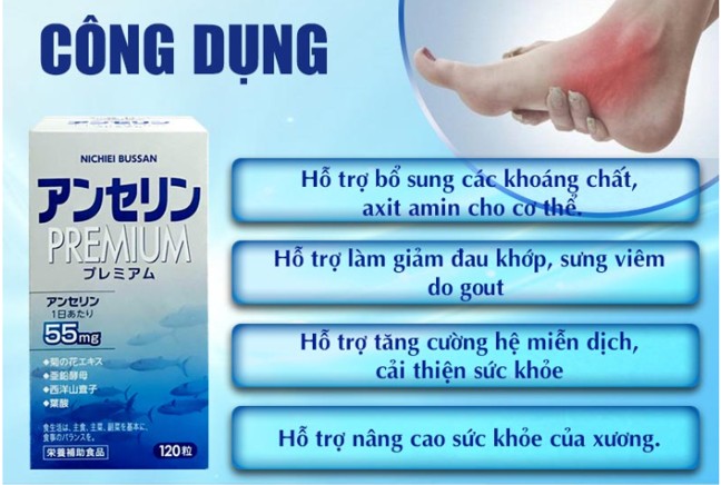 Cảnh báo TPBVSK Anserine Premium được quảng cáo như thuốc chữa bệnh