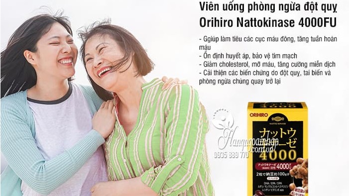 Cảnh báo TPBVSK Orihiro Nattokinase 4000, 60 capsules được quảng cáo như thuốc chữa bệnh