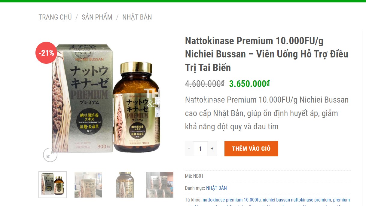 Người tiêu dùng cẩn trọng khi sử dụng thực phẩm bảo vệ sức khỏe NATTOKINASE PREMIUM