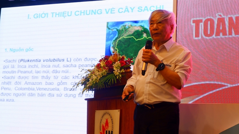 GS.TS Nguyễn Quang Thạch – Trường Đại học Nguyễn Tất Thành giới thiệu một số kết quả nghiên cứu mới về cây Sacha inchi (plukenetia volubilis) tại một số tỉnh Nam Bộ GS.TS Nguyễn Quang Thạch – Trường Đại học Nguyễn Tất Thành giới thiệu một số kết quả nghiên cứu mới về cây Sacha inchi (plukenetia volubilis) tại một số tỉnh Nam Bộ