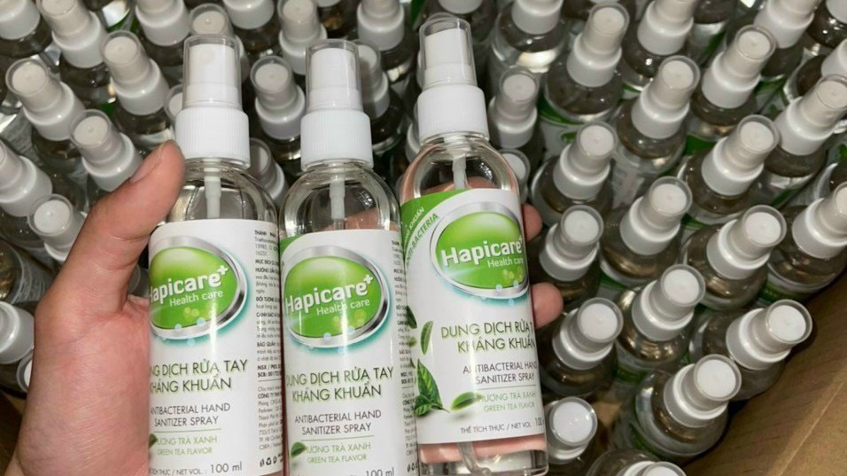 Thu hồi sản phẩm Dung dịch rửa tay kháng khuẩn HAPPICARE+
