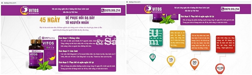 Cảnh báo thông tin quảng cáo các sản phẩm Thực phẩm bảo vệ sức khỏe Vitos và Dạ dày Tâm Vị Cảnh báo thông tin quảng cáo các sản phẩm Thực phẩm bảo vệ sức khỏe Vitos và Dạ dày Tâm Vị