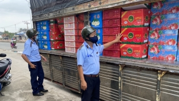 Phát hiện 3,5 tấn trái cây Trung Quốc vi phạm nhãn