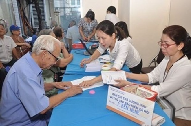 Chi trả lương hưu, trợ cấp Bảo hiểm xã hội Chi trả lương hưu, trợ cấp Bảo hiểm xã hội