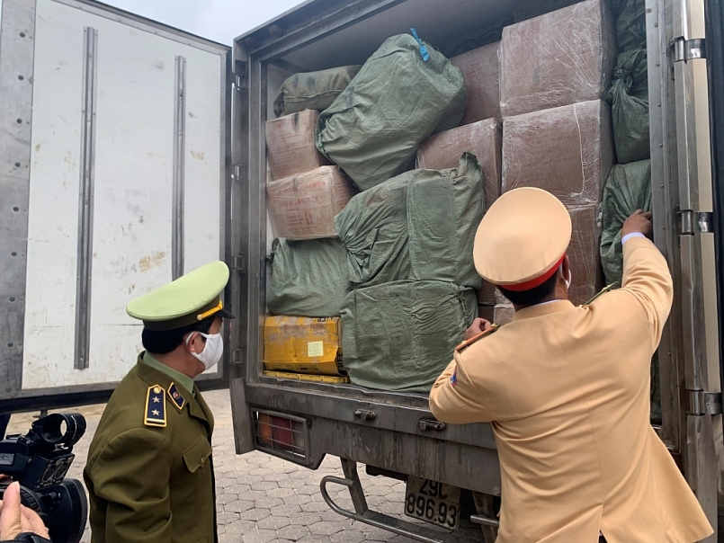 Lực lượng chức năng Hà Tĩnh Chặn đứng 3,6 tấn nầm lợn không rõ nguồn gốc xuất xứ lưu thông qua địa bàn 