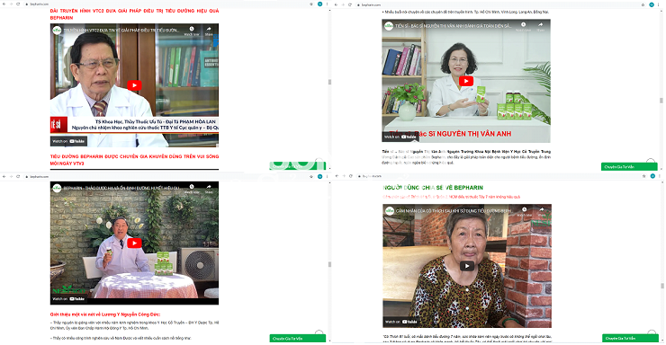 Khuyến cáo: Người tiêu dùng cần thận trọng khi mua TPBVSK Bepharin Khuyến cáo: Người tiêu dùng cần thận trọng khi mua TPBVSK Bepharin