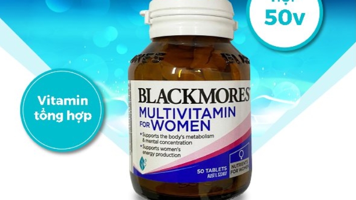 TPBVSK Blackmores Women's Vitality Multi bị thu hồi công bố sản phẩm