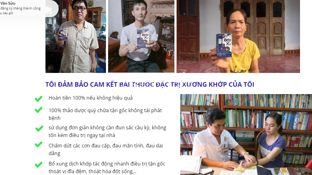 Cẩn trọng với quảng cáo TPBVSK Viên Dưỡng khớp X3 lừa dối người tiêu dùng