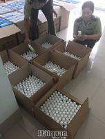 Bắt vụ tập kết khẩu trang, gel kháng khuẩn tại biên giới Tịnh Biên