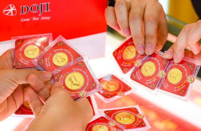 V&agrave;ng c&oacute; xu hướng tăng khi mở cửa phi&ecirc;n giao dịch đầu tuần