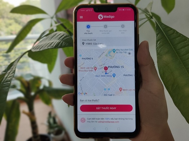 Giao diện phần mềm Medigo