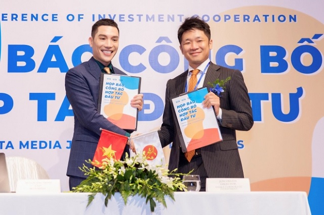 Ông Minh Beta trong ký kết hợp tác đầu tư đối tác cùng đối tác Nhật Bản Daiwa PI Partners