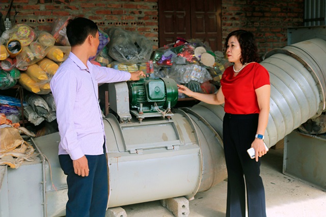 mô hình xây dựng lò sấy của HTX Hoa Tiên (xã Gia Hưng-Gia Viễn)