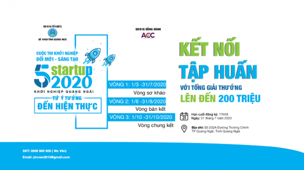 5S Startup 2020 - 'Sân chơi' khởi nghiệp thú vị cho các bạn trẻ miền Trung
