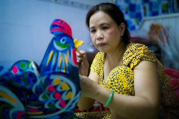 Xóm lồng đèn Phú Bình tất bật vào mùa Trung thu Xóm lồng đèn Phú Bình tất bật vào mùa Trung thu